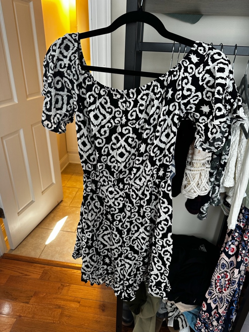 Cupshe Black and White Mini Dress - Picture 2 of 4
